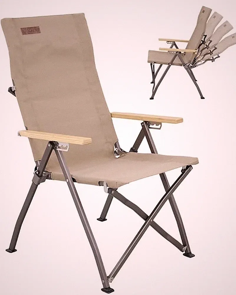 Kakadu Revived Recliner, Adjustable Camping Chair w/ 4 Reclining Positions